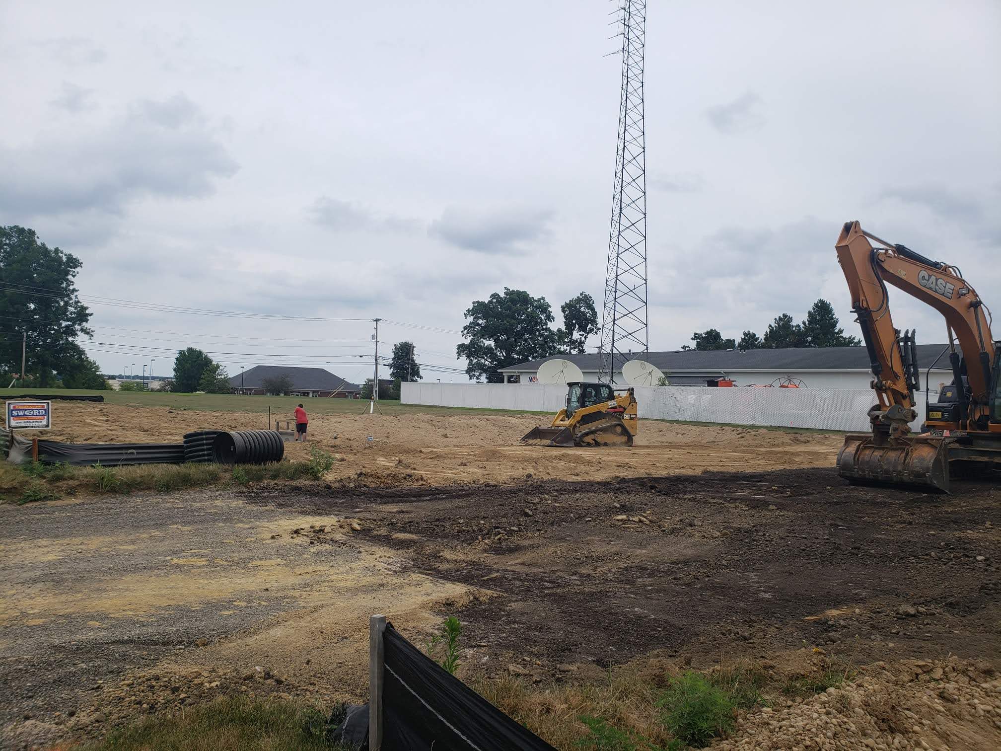 excavating excavating