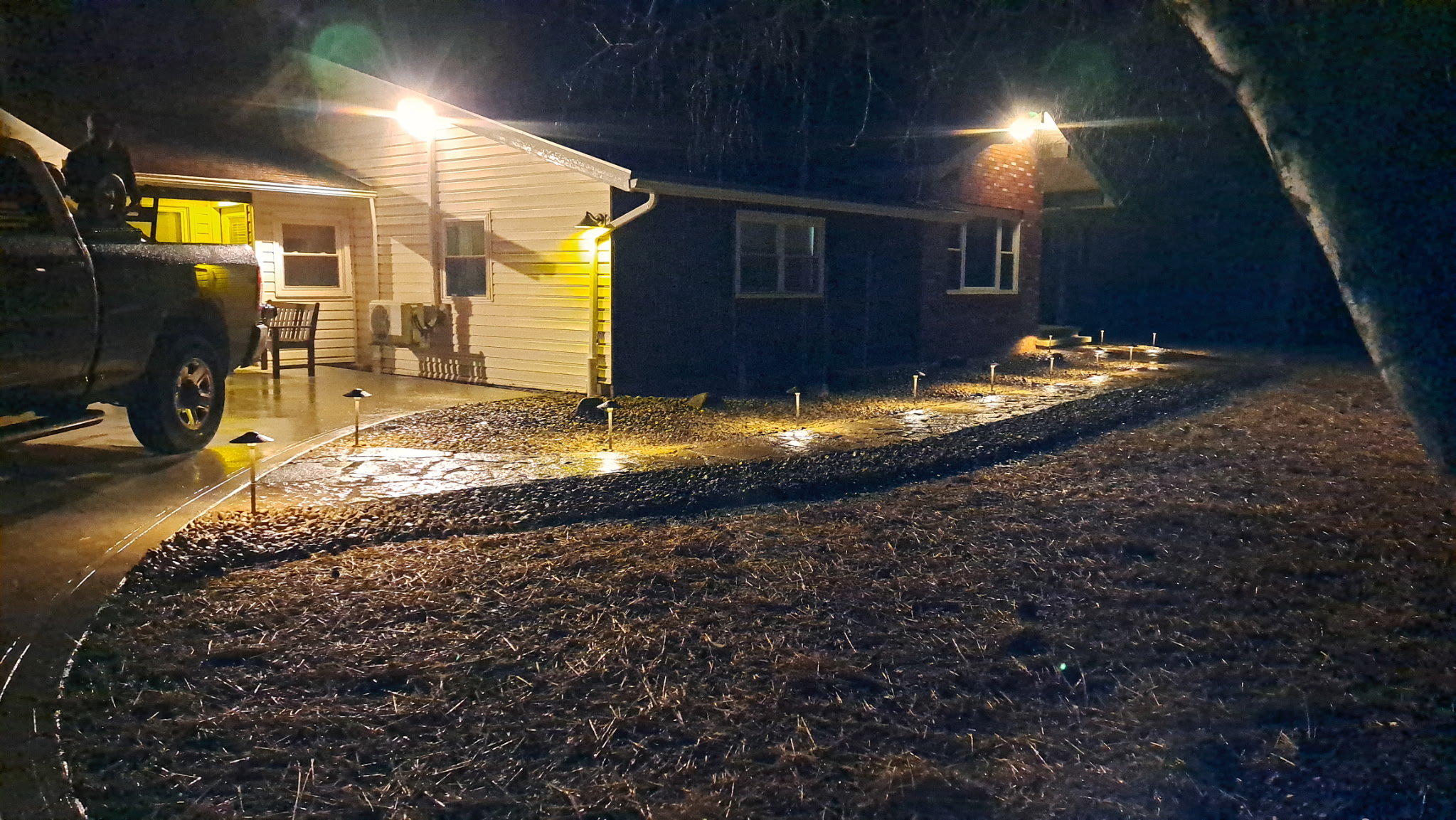 Landscape Lighting - Envisions Landscape Construction Gallery