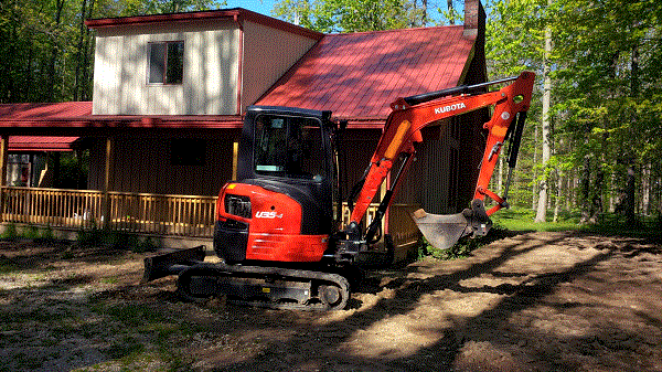 Excavating Excavating - Envisions Landscape Construction Gallery