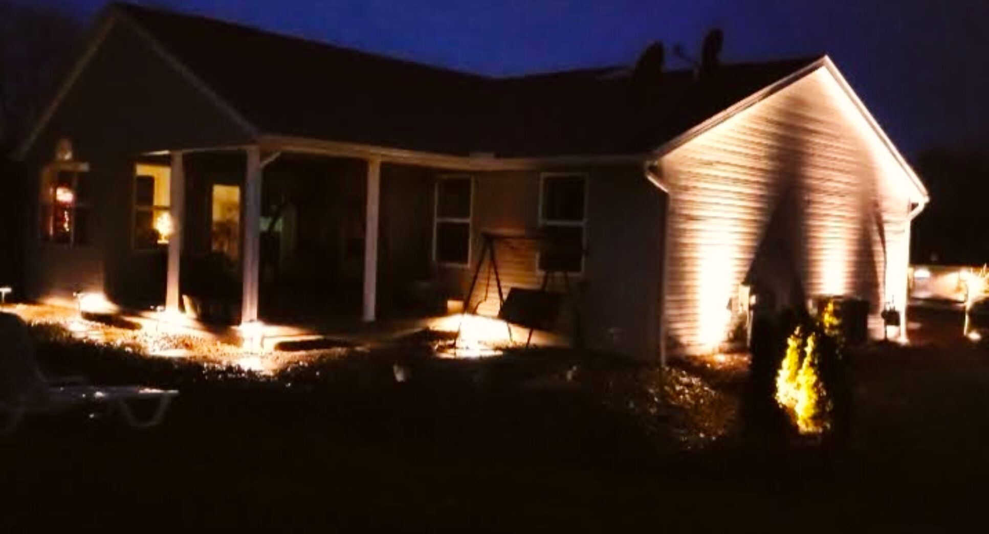 Landscape installation and lighting 1